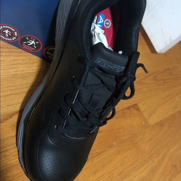 Skechers Black  Work Shoes - Size 9.5 - Picture 3 of 9